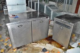 1 x Selection of Commercial Kitchen Equipment - Includes Two Door Chiller/Freezer, Single Door Chill