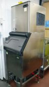 1 x Foster Modular Air-Cooled Ice Cube Maker - Model F132 With SB105 Bin - 130kg Output and 100kg St