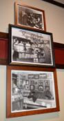 3 x Assorted Framed Pictures Featuring Nostalgic Images Of Italian Americana - Various Sizes - Ref: