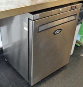 1 x Foster LR150-A Undercounter Commercial Freezer With Stainless Steel Finish - H83 x W60 x D63 cms