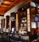 1 x American Diner Back Bar - Approx 4.6 Metres Wide - CL366 - Location: Milton Keynes MK1