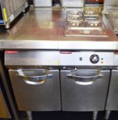 1 x Angelo Po BAINE MARIE With Prep Unit - Commercial Kitchen Equipment With Modular Design and Stai