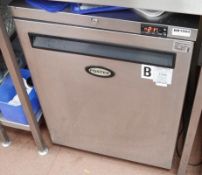 1 x Williams Undercounter Single Door Freezer With Stainless Steel Finish - Model LR150-A - H65 x W6