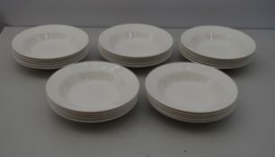25 x Villeroy & Boch Corpo Deep Plate (0.4L) White 16-2016-2700 W230mm (RRP £175.00) - Ref RC190 Pal