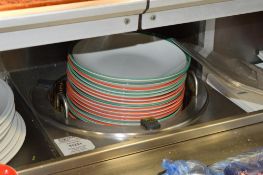 2 x Stainless Steel Plate Warmer Dispeners - H88 x W45 x W45 cms - CL366 - Ref BB1069 - Location: Mi