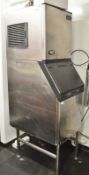 1 x Foster Modular Air-Cooled Ice Cube Maker - Model F132 With SB100 Bin - 130kg Output and 100kg St