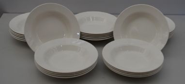 25 x Villeroy & Boch Corpo Deep Plate (0.4L) White 16-2016-2700 W230mm (RRP £175.00) - Ref RC188 Pal