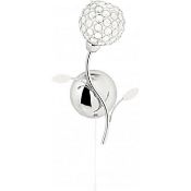 1 x Ex Display Bellis II 1 Light Switched Wall Light Polished Chrome Glass CL364 - Ref: ERP2- 12511