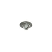 1 x Downlighters Cast Aluminium Fixed Downlight Satin Silver - New Boxed Stock - CL364 - Ref: PAL Ed