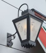 5 x Large Outdoor Wall Mounted Lanterns - CL357 - Location: Bolton BL6