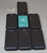 1 x Joblot Of 7 Samsung Galaxy Xcover 3 SM-G389F Smartphones - Ref TP357