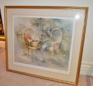 1 x Framed Picture Depicting A Summer Scene - CL368 - Bowdon WA14 - NO VAT