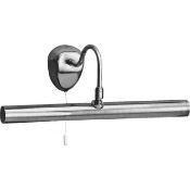 1 x Ex Display Picture Lights 2 Light Wall Light Satin Silver - CL364 - Ref: PAL Edin/2 12543 - Loca