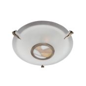 1 x Ex Display Tiffany Glass Flush Ceiling Light - CL364 - Ref: ERP1- 12623- Location: Altrincham WA