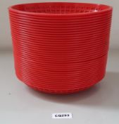 35 x Serving Platter Food Serving Baskets L30/W22.5 - Ref CQ293