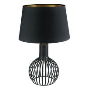 1 x Ex Display 1 Light Black Table Lamp - CL364 - Ref:WH- J2286 - Location: Altrincham WA14 - RRP £8