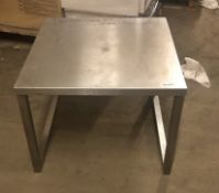 1 x Stainless Steel Table - CL374 - NC262 - Location: Bolton BL1
