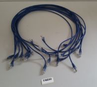 10 x 1M Ethernet Cables - Ref QC222 - CL379 - Location: Altrincham WA14
