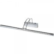 1 x Picture Lights 1 Light Wall Light Polished Chrome - New Boxed Stock - CL364 - Ref: PAL Edin/1 8