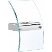 1 x Wall Lights 1 Light Wall Light Polished Chrome - New Boxed Stock - CL364 - Ref: ERP1- 4115 - Loc