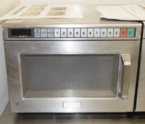 1 x Panasonic NE 1800w Commercial Microwave Oven With Stainless Steel Finish