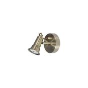 1 x Ex Display Eros 1 Light Wall Spotlight Antique Brass - CL364 - Ref: PAL Edin/2 12555 - Location: