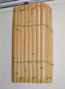 7 x Restaurant Wall Lights With Bamboo Shades - Dimensions: H50 x W24 x D12cm - CL367 - Ref CQ-FB