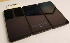 3 x Nokia Lumia 630 Black Smartphones - Ref CQ244