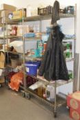 3 x Commercial Chrome Wire Storage Shelves - 2 x Sizes Supplied, See Full Description - CL367 - Ref
