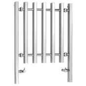 1 x Hudson Reed Camden Designer Radiator Chrome (800 x 600mm) - New & Boxed Stock - Ref: HL343 - CL4