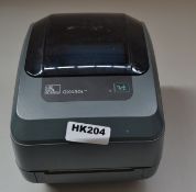 1 x Zebra gx430t Label Printer Manual - Ref HK204