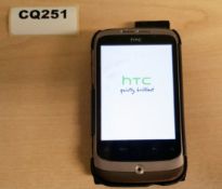 1 x HTC Wildfire A3333 Smartphone - Ref CQ251