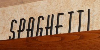7 x Wooden Signs Suitable For Restaurants, Cafes, Bistros etc - Includes Steaks, Grills,