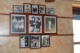 Approx 45 x Various Framed Pictures From American / Italian Themed Restaurant - Various Styles and