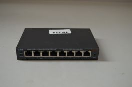 1 x TP-LINK TL-SG108PE 8-Port Gigabit Easy Smart Switch - Ref TP329