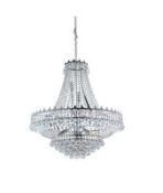 1 x New Versailles 13 Light Chandelier Polished Chrome(RRP: £1,260.00) - Ref CQ320
