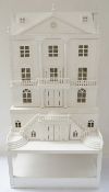 1 x Impressive Bespoke Hand Crafted Wooden Dolls House In White
