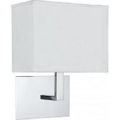 1 x Wall Lights 1 Light Wall Light Polished Chrome - New Boxed Stock - CL364 - Ref: PAL Edin/1 5519C