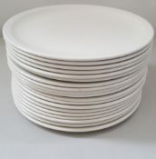 19 x Steelite Pizza Plates White 28CM - Ref CQ276