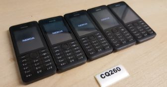 5 x Nokia 301 Mobile Phones - Ref CQ260
