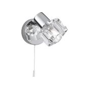 1 x Ex Display Triton 1 Light Wall Spotlight Polished Chrome - CL364 - Ref: PAL Edin/2 12560 - Locat