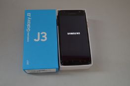 1 x Samsung Galaxy J3 (2017) Black Smartphone - Ref TP365