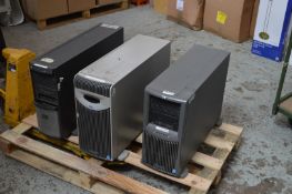 3 x Computer Servers HP Fujitsu - Ref HK156
