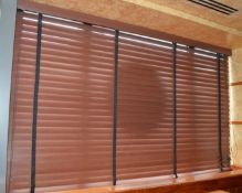 15 x Wooden Venetian Blinds - Various Sizes Included - CL357 - Location: Bolton BL6 Sizes Include: