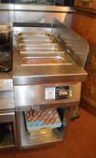 1 x Commercial Stainless Steel Baine Marie Unit - H95 x W40 x D90 cms - Ref FB140 - CL357