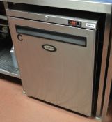 1 x Foster Undercounter Single Door Freezer With Stainless Steel Finish - Model LR150-A - H65 x