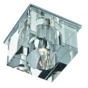 1 x Recessed Clear Ice Cube Downlight - New Boxed Stock - CL364 - Ref: PAL Edin/1 8051R-1CC - Locati