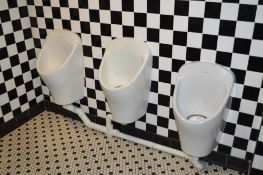 Assorted Lot of 10 x Armitage Shanks Toilet Urinals and Sink Basins With Mixer Taps - CL357 - Locati