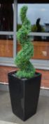 6 x Tall Artifical Outdoor Planters - Approx Height 172 cms - CL357 - Location: Bolton BL1 This