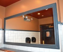 2 x Large Rectangular Framed Wall Mirrors - CL390 - Location: Sheffield S9This lot will incur a site